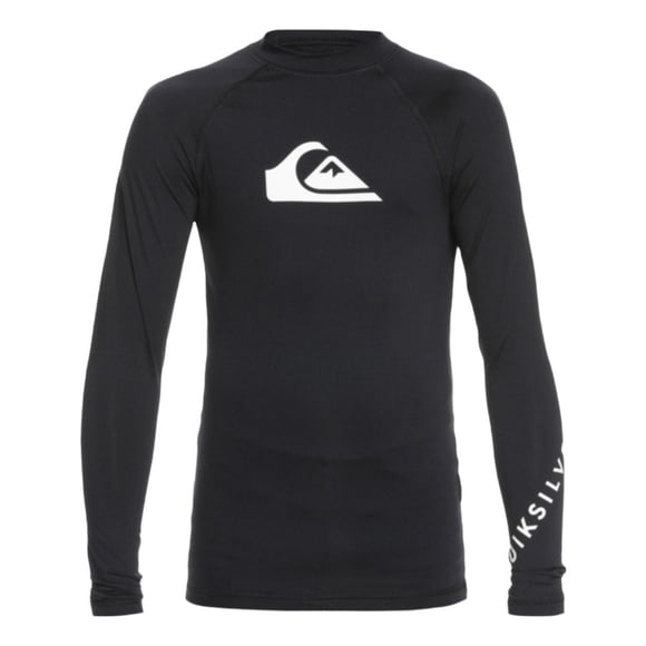 Rashguard Quiksilver Alltime Para Niños Color Negro Modelo EQKWR03121KVJ0