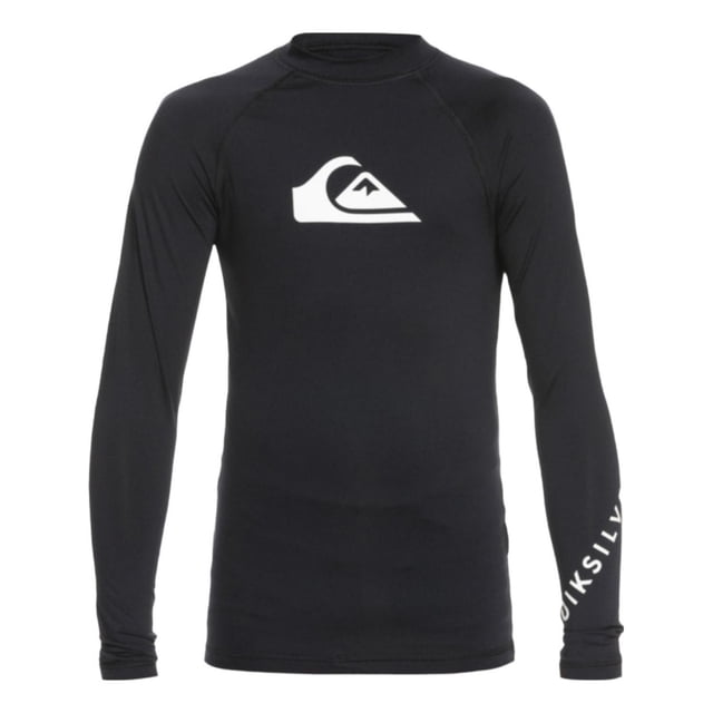 Rashguard Quiksilver Alltime Para Niños Color Negro Modelo EQKWR03121KVJ0