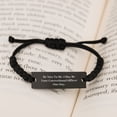 thumbnail image 3 of Correctional Officer Gifts from Friends - 'Be Nice To Me...' Rope Bracelet for Correctional Officer Graduation Unique Gifts, 3 of 4