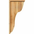 thumbnail image 3 of 8"W x 14"D x 30"H Carmel Rough Sawn Corbel w/Backplate, Western Red Cedar, 3 of 9