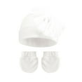 thumbnail image 1 of RXIRUCGD Ensemble de Deux Pièces de Chapeaux et Gants Unis pour Enfants (Blanc), 1 of 4