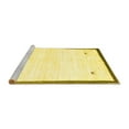 thumbnail image 2 of Ahgly Company Machine Washable Indoor Rectangle Solid Yellow Modern Area Rugs, 4' x 6', 2 of 4