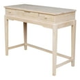 thumbnail image 1 of International Concepts Home Accents Unfinished Solid Wood Vanity Table, 1 of 13
