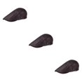 thumbnail image 4 of Guardoinrt Peaked Cap Chic And Stylish Warm And Soft Available In Various Colors Flat Cap coffee 3Set, 4 of 6