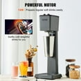 thumbnail image 2 of Machine à Milkshake, Machine à Milkshake Électrique 375W, Mixeur à Boisson à Tête Unique, Mixeur à Milkshake 3 Vitesses avec Tasse en Acier Inoxydable 820 ml, Mixeur à Milkshake pour Usage Commercial et Domestique, 2 of 6