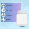 thumbnail image 4 of A1 Unlimited Plastic Containers with Colored Screw-Top Lids 32 oz, Reusable Clear Multi-Use Canisters Home Kitchen Food Keeper Jar Storage Organizer Pantry Favors, Set of 4 (Colors may Vary), 4 of 7