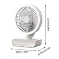 thumbnail image 3 of Fan Stand up Oscillating Fan Oscillating with Remote Retro Fan Floor Small Table Fan for Bedroom Plug in Table Fan Oscillating Parts Desk Air Circulator Fan Quiet Room Fan Remote Control Wall Mount, 3 of 4