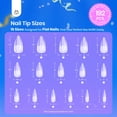 thumbnail image 3 of Puntas para uñas Beetles Tipex Instant Apex, 192 unidades, tacón de aguja mediano, 3 of 6