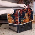 thumbnail image 3 of UNICEU Maple Leaf Owl Toaster Dust Cover Protector Compatible with 4 Slice Heat-Resistant Dust Protection Anti-Scratch Home Kitchen Fall Thanksgiving Decor, 3 of 7