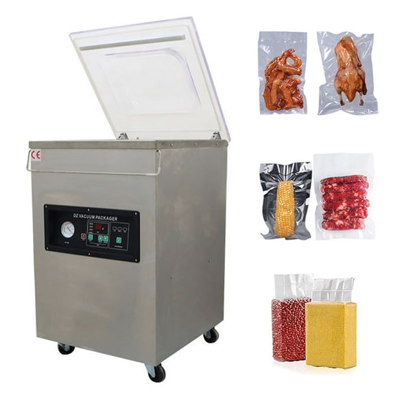 TECHTONGDA Single Chamber Vacuum Packaging Machine Stainless Steel Deepen Food Sealer
