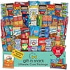Snack Box Variety Pack Care Package (60 Count) College Student Graduation 2022 Candies Gift Basket, Fathers Day Bouquets Crave Food Box, Candy Chips Cookies, Birthday Sweet Treats for Dad Adults Kids