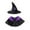 Purple/L, variant on Halloween Pet Cat Wizard Funny Wizard Cat Clothes Cloak and Hat for Small Dogs Outfits,L
