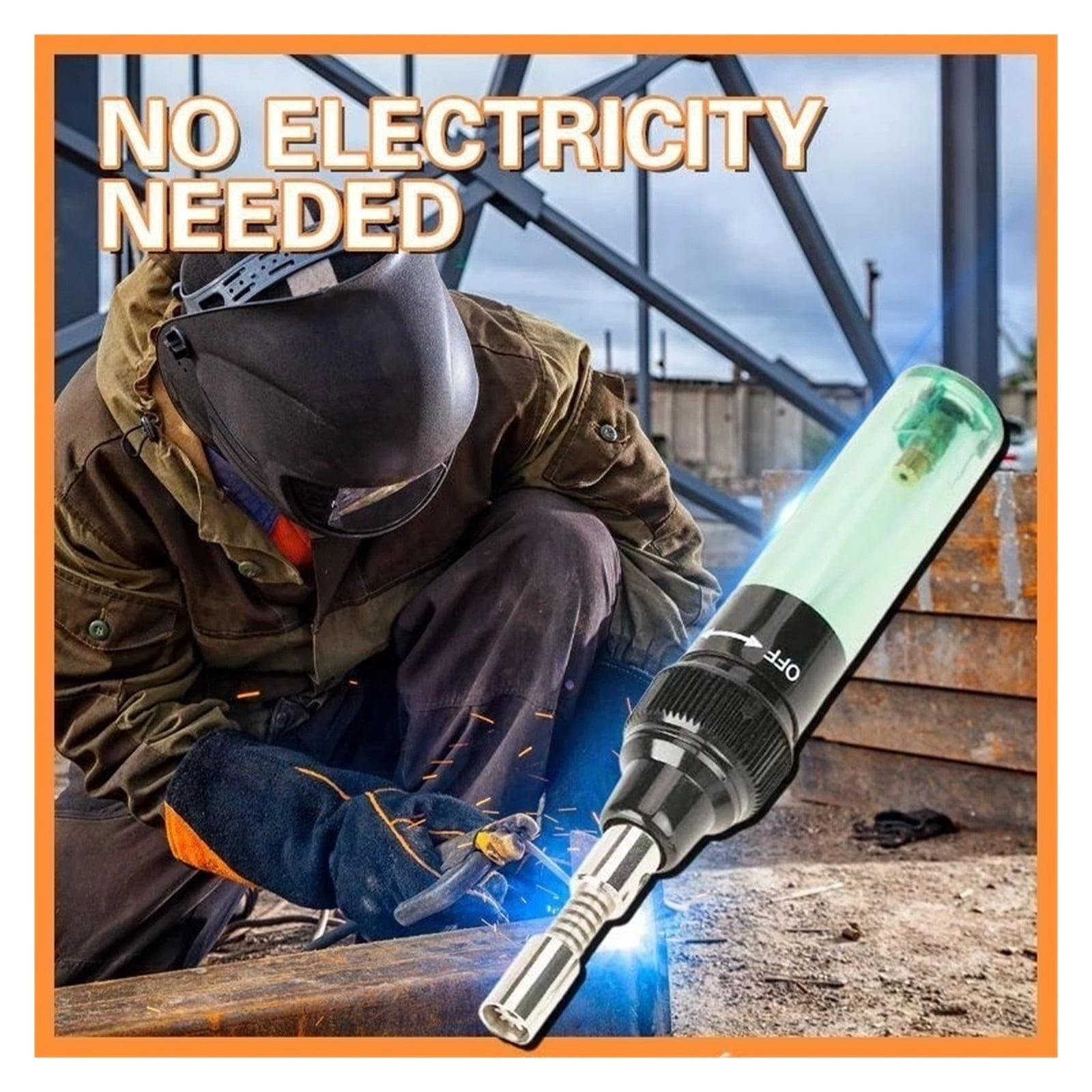 1300 Celsius Butane 4 In 1 Portable Soldering Iron ,Kit Welding Pen Burner Blow Torch Gas Soldering Iron ,Cordless Butane Tip Tool ,Wide Applications