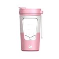 thumbnail image 1 of Powerful Electric Shaker Bottle 430ml for Protein Mixes Cocktail Milkshakes Pink, 1 of 8