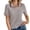 Gray, variant on Tqcoqu Polos Shirts for Women Business Casual Tops Work Short Sleeve Collared V Neck Dressy Summer Blouses,Beige Women's S-XL
