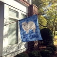 thumbnail image 2 of Japanese Spitz Welcome Flag Canvas House Size, 2 of 4