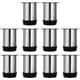 thumbnail image 1 of Patas ajustables para cocina de acero inoxidable, patas para muebles de diámetro redondo, paquete de 8 Ormromra WMJ-1362, 1 of 7