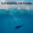 thumbnail image 3 of Dr.Fish Slip Bobbers Set for Fishing, 10PCS Fishing Slip Cast Spin Floats Clear Plastic Bobbers Kit, Oval Bubble Float Bobber Fishing Tackle, 3 of 7