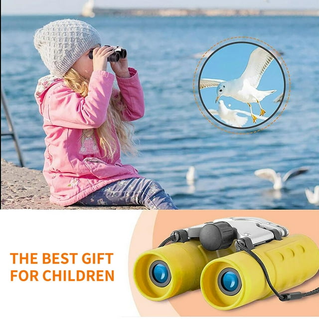 Mefallenssiah Télescope Portable 8X21 Haute Définition pour Enfants Mini Jumelles Colorées Extérieures Concert