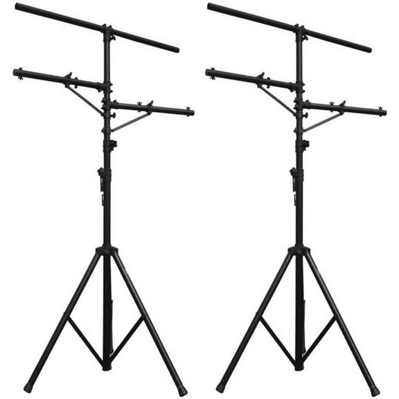 2 Mr DJ LS-360 Heavy Duty DJ Light Stand w/ Two Fixture Arms & T-Bar2 Mr DJ LS-360 Heavy Duty DJ Light Stand w/ Two Fixture Arms & T-Bar