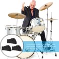 thumbnail image 5 of 6 Pcs Drum Pads Kit Rack Mats Practical Stand Protectors Drummer Accessories Practice Accessory, 5 of 6