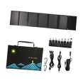 thumbnail image 1 of Elodie Sac Panneau Solaire Pliable Noir Sac de Charge pour Randonnée Cyclisme 60W, 1 of 8