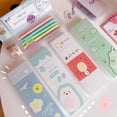 thumbnail image 3 of justharion Stationery Box Clear Frosted Pen Case Large Capacity Student Plastic Pencil Storage Organizer, Animal, 3 of 8