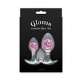 thumbnail image 3 of NS Novelties Cosmic Glams Silicone Glass Anal Plug Kit, 2 Piece Set, Pink, 3 of 5