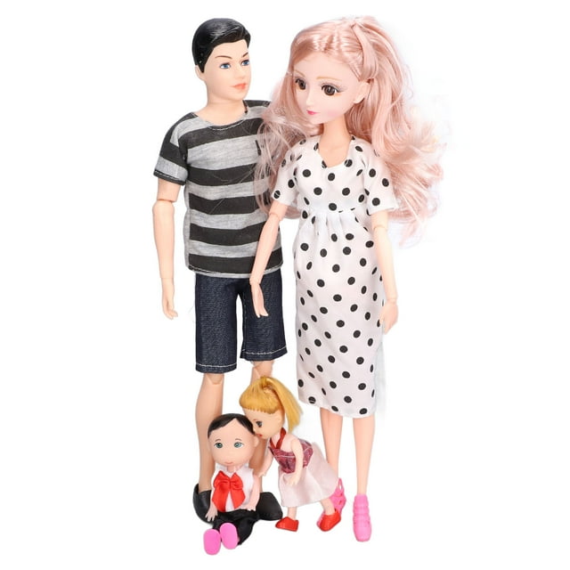 Juego de Muñecas Familiares Jadeshay Muñeca de Papá y Mamá Embarazada