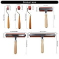 thumbnail image 3 of BQBQERT Wood Handle Rubber Printmaking Roller Wallpaper Roller Painting Tool, 3 of 11