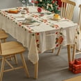 thumbnail image 1 of Savings Oefntac Christmas Christmas Tablecloth Embroidery Lace Tablecloth Living Room Kitchen Nonslip Decorative Cover Cloth Table Mat 240cm Long 140cm Wide, 1 of 6