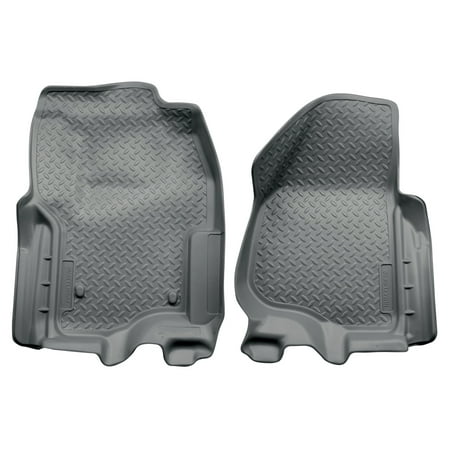 Husky Liners Front Floor Liners Fits 12-16 F250/F350 Crew/SuperCab w/ foot rest Fits select: 2012-2016 FORD F250 SUPER DUTY, 2012-2016 FORD F350 SUPER DUTY