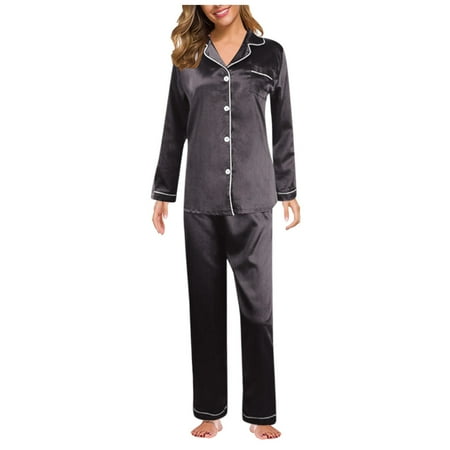 Black Medium Women s Nightgown Long Pajama Plus Size Bustier for Women Lingerie Nightwear Women Lingerie Robe Set New Underwear Suit Satin Pajamas Women Long Loo