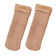 thumbnail image 1 of Calcetines cálidos acolchados de felpa para nieve, color sólido, hasta el muslo, por encima de la rodilla, 1 of 5
