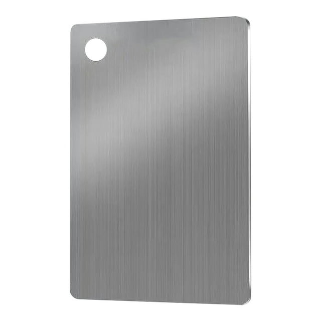 Tumotour Chopping Board Double Sided Stainless Steel Kitchen Cutting Board With Hanging Hole Home Kitchen Chopping Board For Meat Vegetables Fruit