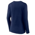thumbnail image 3 of Women's Fanatics Navy Dallas Cowboys Hometown Sweep Long Sleeve V-Neck T-Shirt, 3 of 3