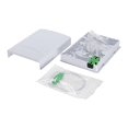 thumbnail image 2 of SatelliteSale Indoor Fiber Optic Outlet SC/APC, Single Mode OS1 Terminal, G657A1, 900μm, Simplex, 1 Meter Pre-Terminated Fiber Included, 2 of 5