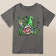 thumbnail image 2 of Hauts d'Été pour Femmes 2023 T-Shirts Imprimés Grande Taille Col Rond Imprimé Chat Manches Courtes Tee Graphique, 2 of 4