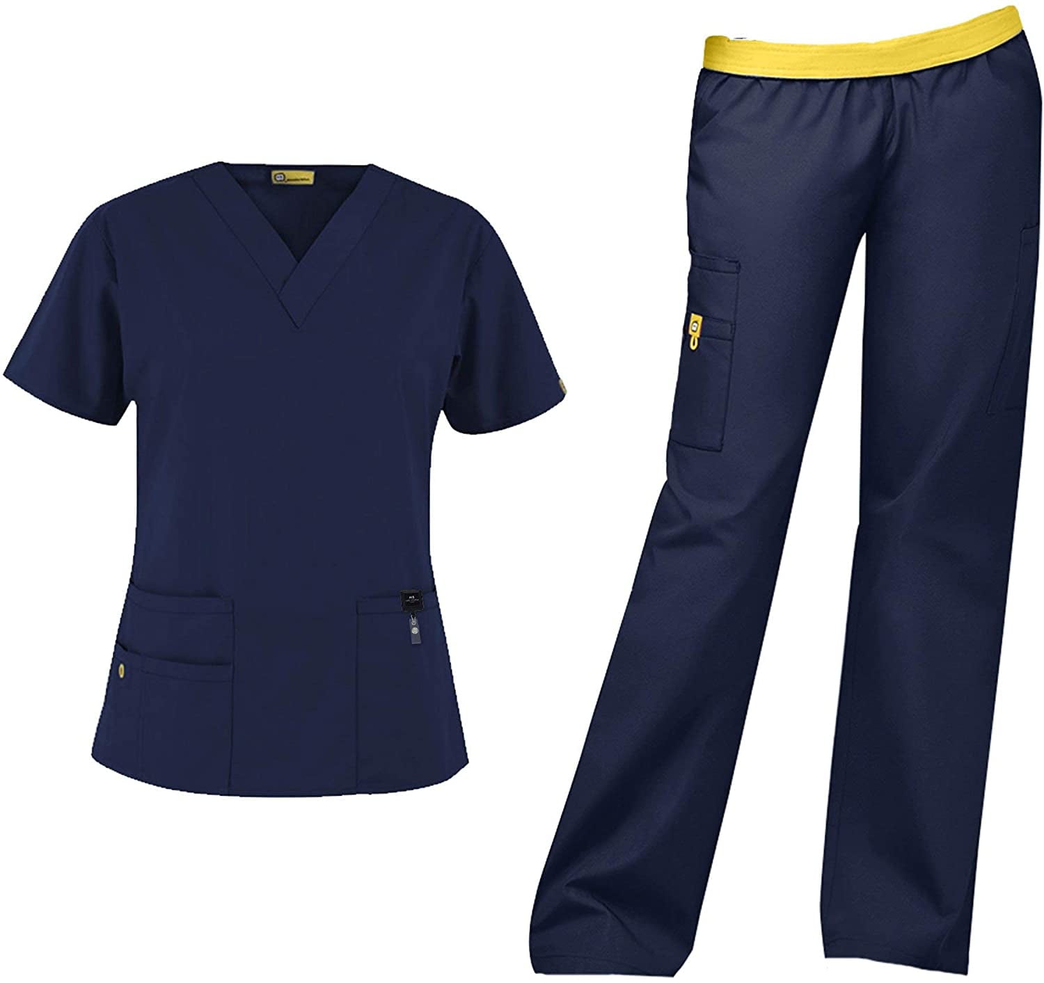 WonderWink Origins Women's Medical Uniforms Scrubs Set Bundle 6016