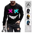 thumbnail image 2 of Camiseta De Manga Larga Con Personalidad De Moda Para Hombre, 2 of 3
