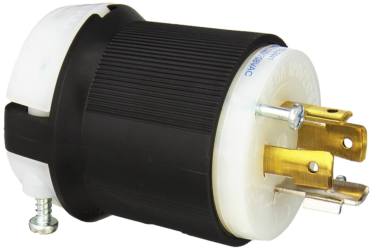 Hubbell Hbl2441 Locking Plug Amp 1 8v L18 p Black By Visit The Hubbell Store Walmart Com