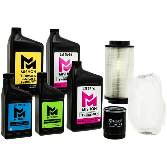 Mishon Full Service Oil Change Kit for Polaris Sportsman 800 Touring X2 6x6 ATV MK1012875