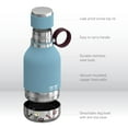 thumbnail image 5 of Asobu Dog Bowl Attached to Stainless Steel Insulated Travel Bottle for Human 37oz/1.1 Liter (Blue), 5 of 8