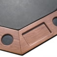 thumbnail image 7 of Blue Wave BG2366 Kingston Walnut 3-in-1 Poker Table with 4 Arm Chairs, 7 of 7