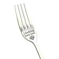thumbnail image 1 of AMERTEER Family Tableware Stainless Steel Cake Fruit Fork Spoon Gift Fork With Fork Tableware, 1 of 3