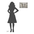 thumbnail image 4 of Global Gallery Avery Tillmon 'Longhorn on Dark Gray Wood' Canvas Wall Art, 4 of 4