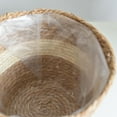 thumbnail image 6 of Rustic Handcrafted Straw Natural Seagrass Plant Basket Flower Pot Holder Storage Lining Planter Pots Container Flowerpot indoor and outdoor - 19x19x25CM Large, 6 of 9