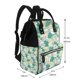 thumbnail image 2 of Fotbe Lotus Flower1 Mochila Maternidad - Lona de Sarga Impermeable, Mochila de Pañales de Gran Capacidad con Múltiples Bolsillos y Correas Ajustables, 2 of 6