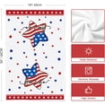 thumbnail image 6 of American Flag 4th of July Kitchen Towels Dish Towels, 18x26 Inch Stars Freedom I Love USA Decoration Hand Towels Set of 4, 6 of 6