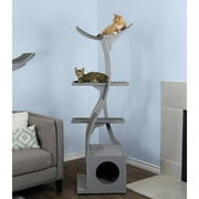 The Refined Feline, Lotus Cat Tower, Espresso